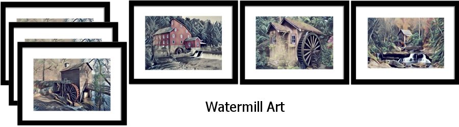 Watermill Art Framed Prints